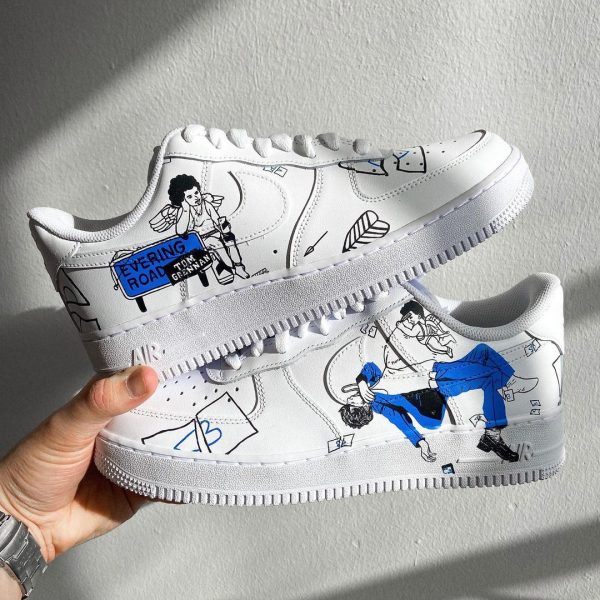 Tom Grennan Painted Custom Air Force 1