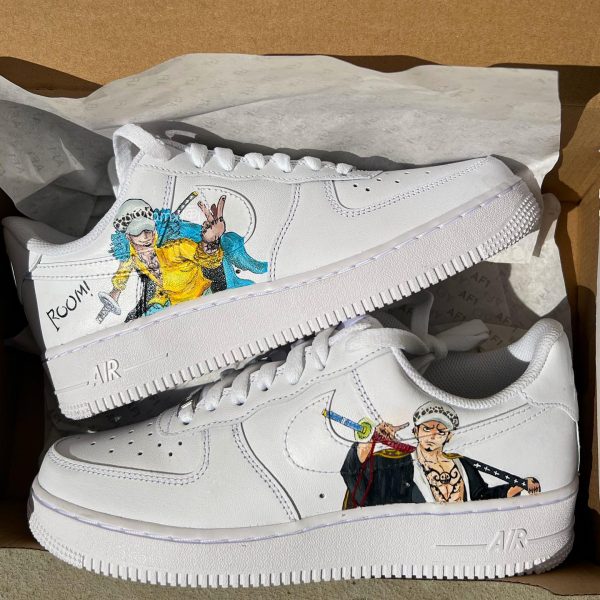 Trafalgar Law Painted Custom Air Force 1