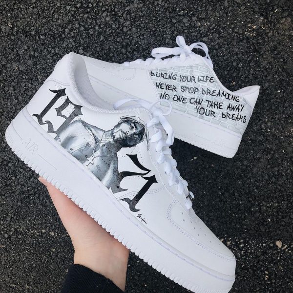 Tupac Creative Custom Air Force 1