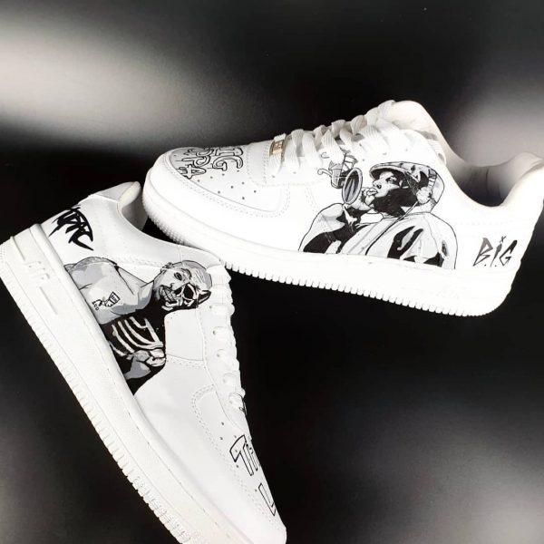 Tupac ft Biggie Custom Air Force 1