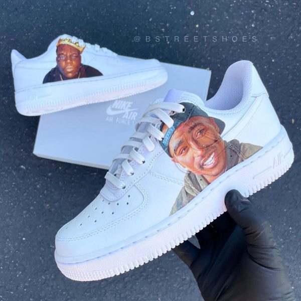 Tupac - Biggie Custom Air Force 1