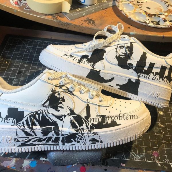 Tupac n Biggie Custom Air Force 1