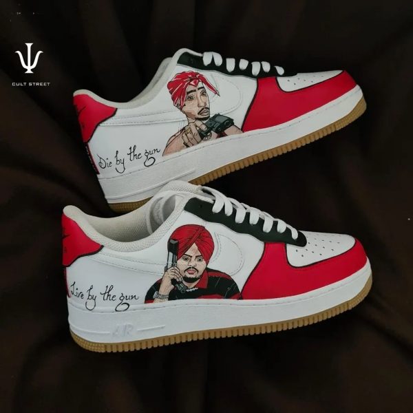 Tupac x Sidhu Moose Wala Custom Air Force 1