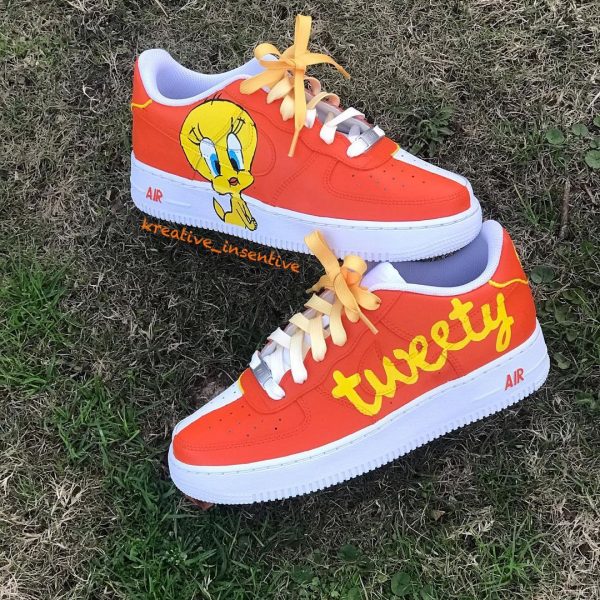 Tweety Handpainted Custom Air Force 1