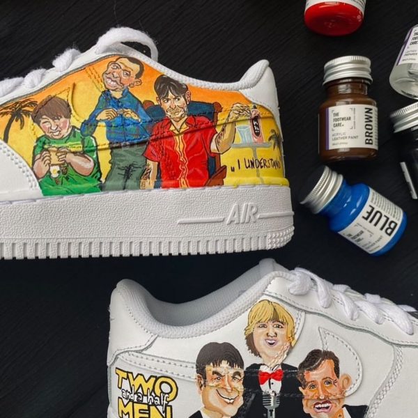 Two and a Half Men Custom Air Force 1