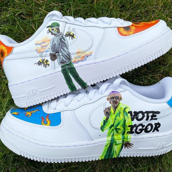 Tyler Hand Painted Custom Air Force 1