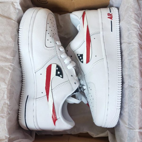 USA Flag Painted Custom Air Force 1