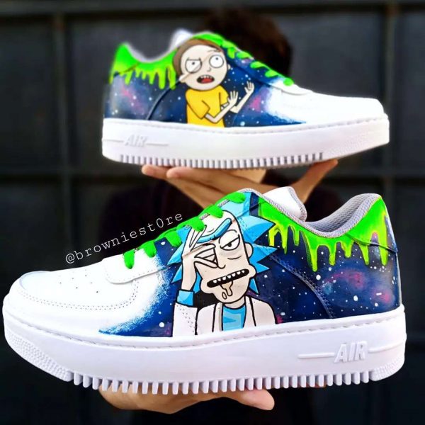 Rick and Morty 89 Custom Air Force 1