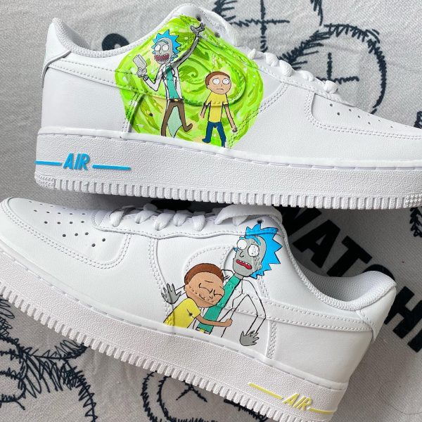 Rick and Morty 28 Custom Air Force 1