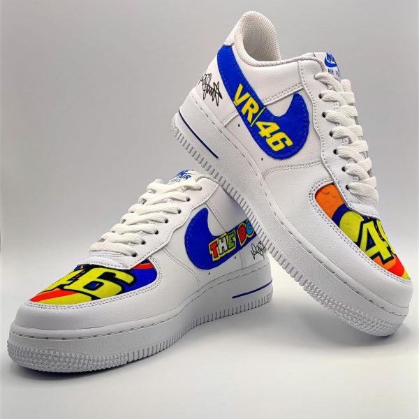 Valentino Rossi Painted Custom Air Force 1