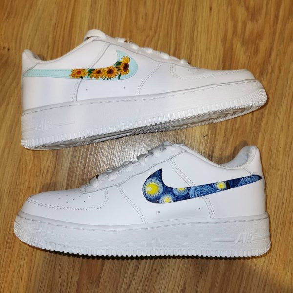 Van Gogh Painted Custom Air Force 1