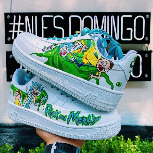 Rick and Morty Design Custom Air Force 1