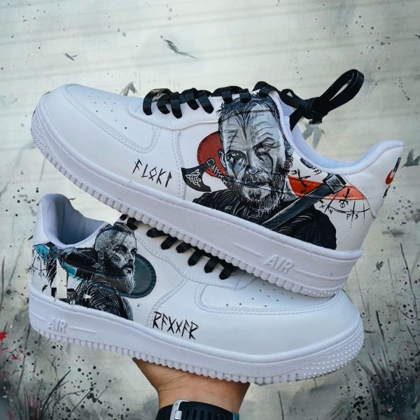 Vikings Painted Custom Air Force 1