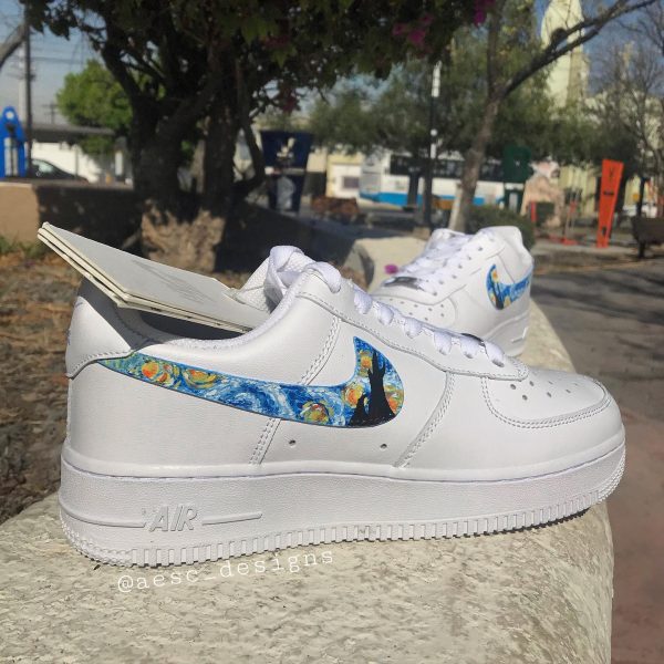 Vincent Van Gogh Painted Custom Air Force 1