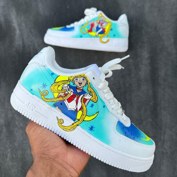 Sailor Moon Handart Custom Air Force 1