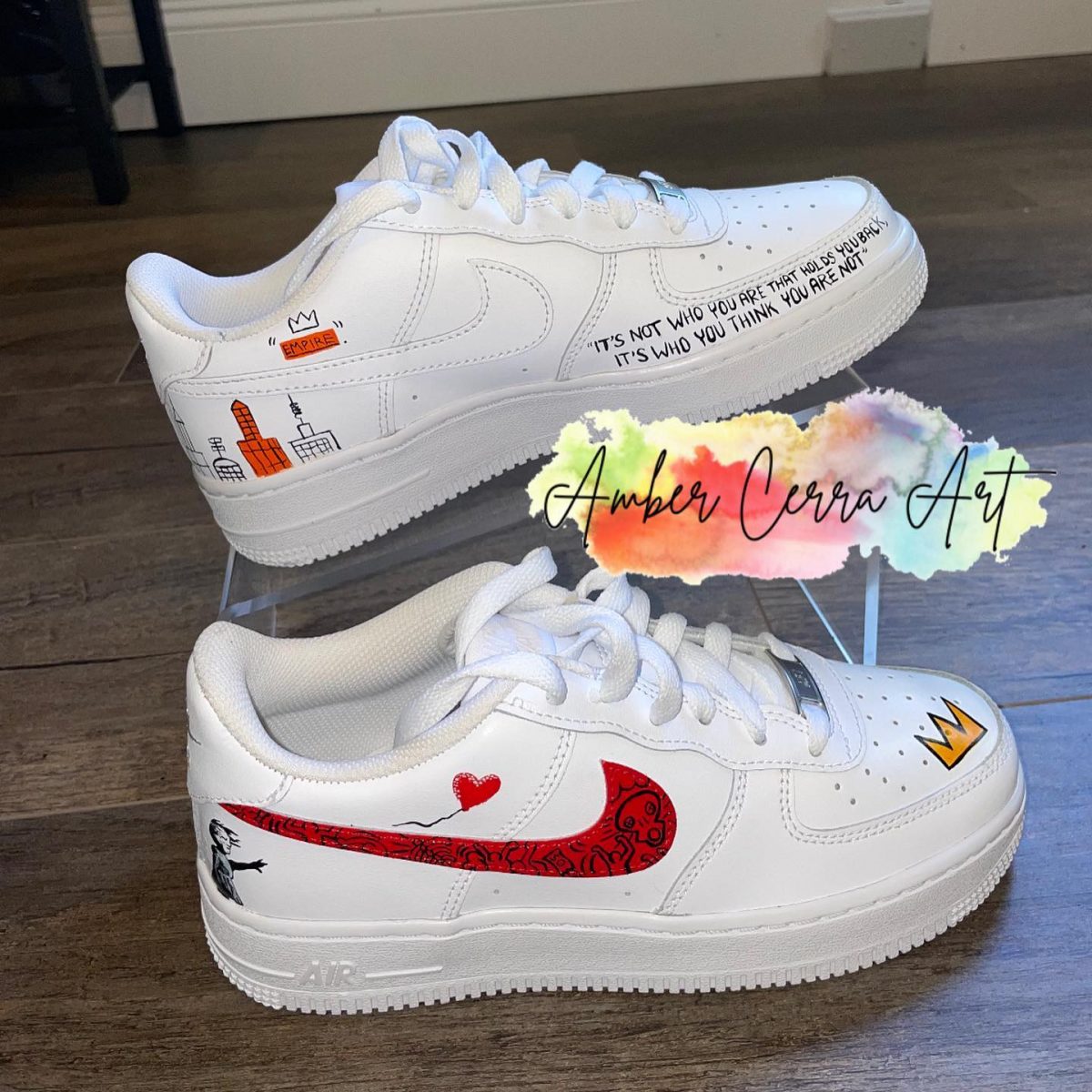 Banksy Creative Custom Air Force 1