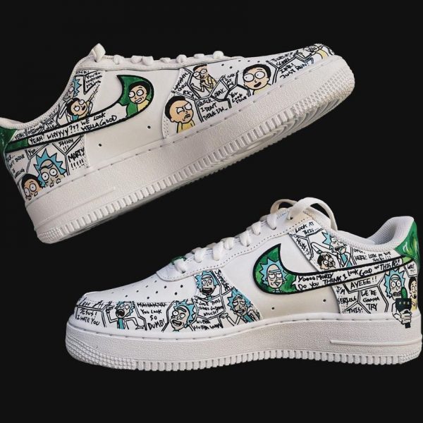 Rick and Morty 36 Custom Air Force 1