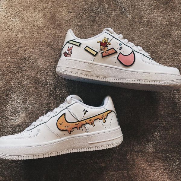 Winnie the Pooh Design Custom Air Force 1