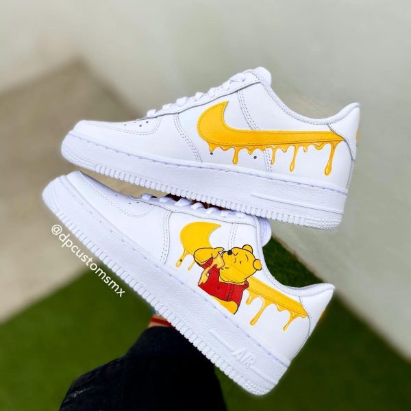 Winnie the Pooh Painting Custom Air Force 1