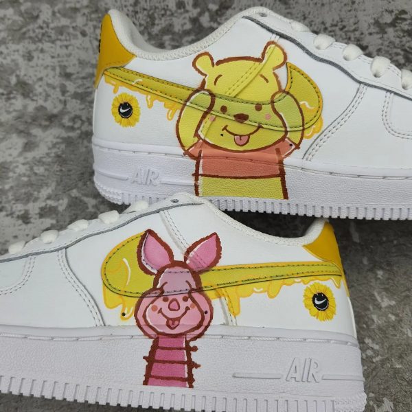 Pooh and Piglet Custom Air Force 1