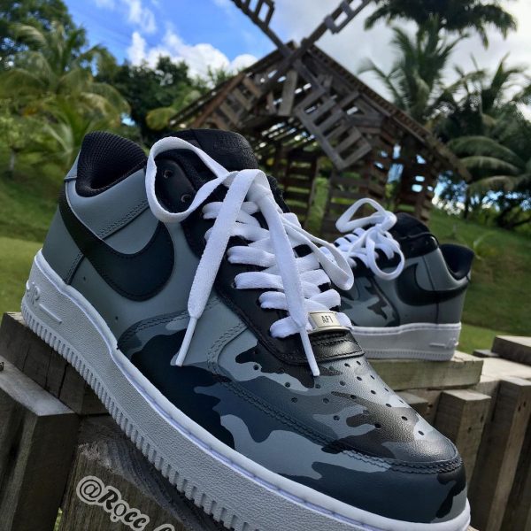 Wolf Grey Camo Custom Air Force 1