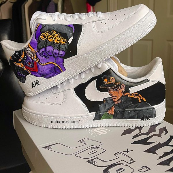 Jojo Bizarre Adventure Custom Air Force 1, Custom Shoes, Custom Nike Af1, Custom Sneaker