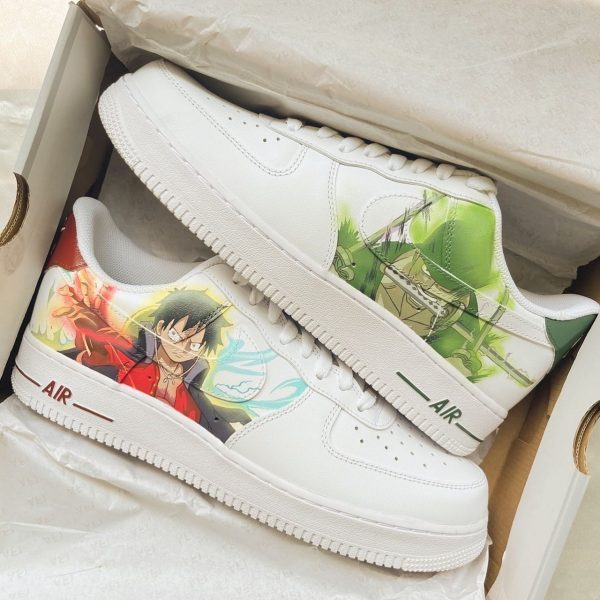 Luffy x Zoro Custom Air Force 1