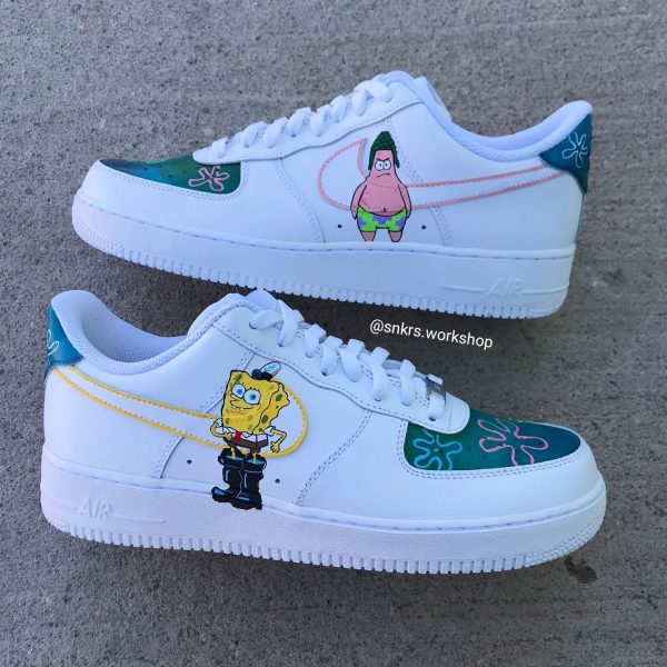 SpongeBob SquarePants 25 Custom Air Force 1