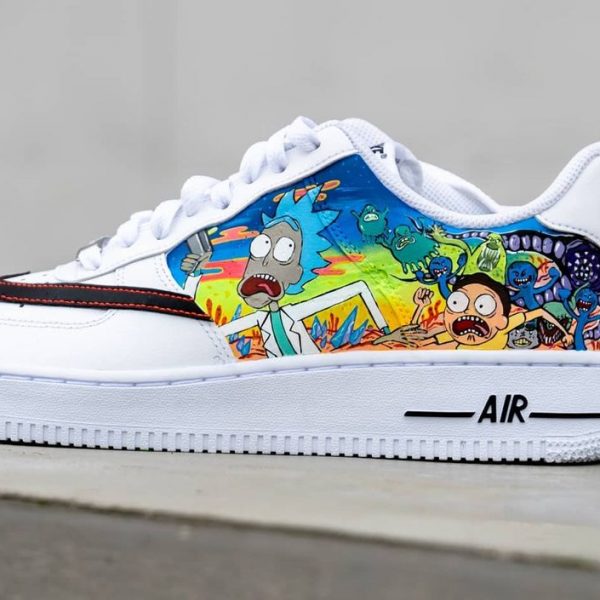 Rick and Morty 70 Custom Air Force 1