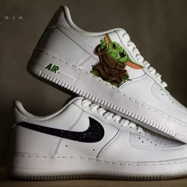 Yoda Cartoon Custom Air Force 1