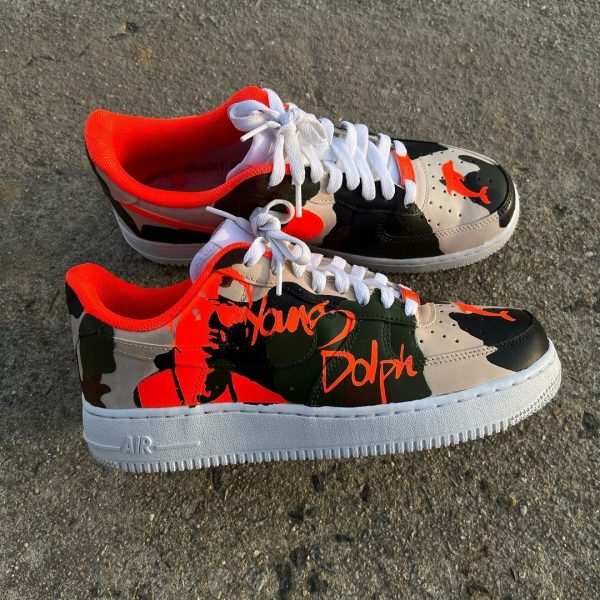 Young Dolph Painting Custom Air Force 1