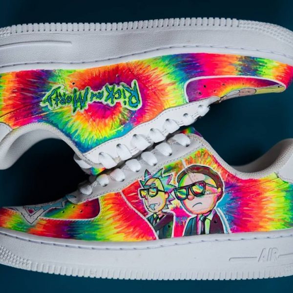 Rick and Morty 57 Custom Air Force 1