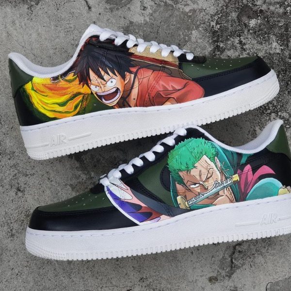 Luffy x Zoro Custom Air Force 1