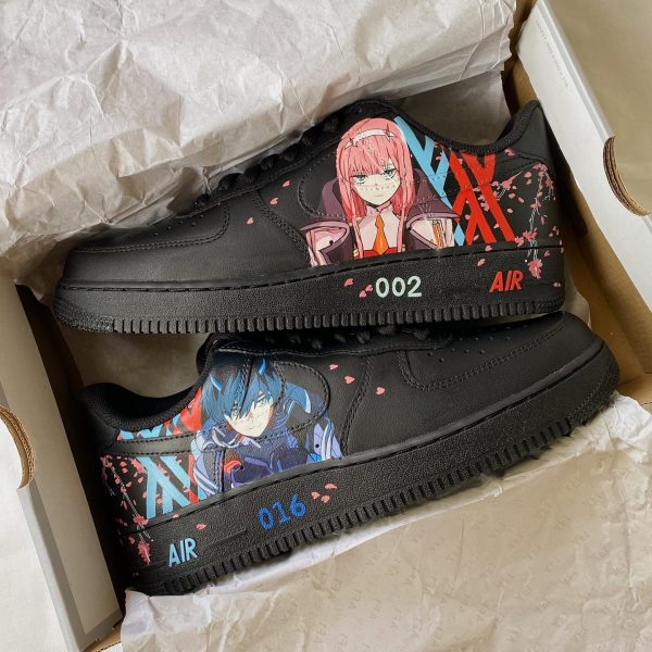 Zero Two x Hiro Custom Air Force 1