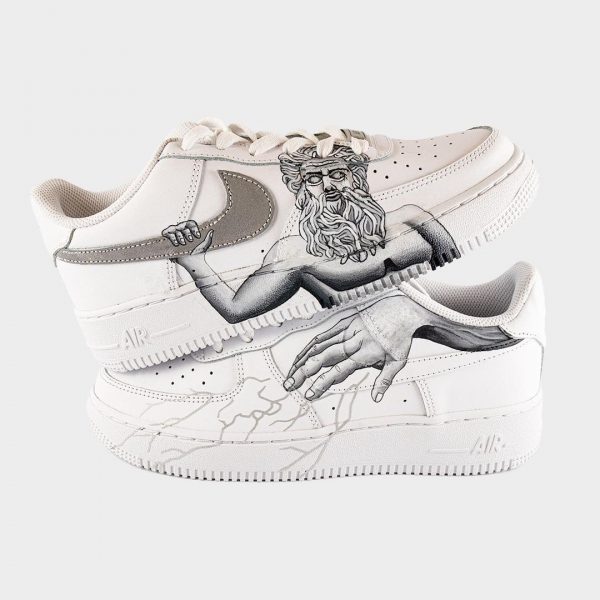 Zeus Hand Painting Custom Air Force 1