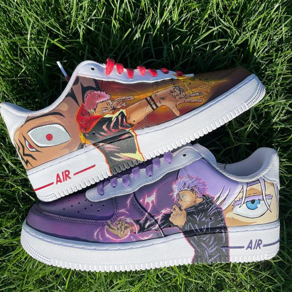 JJK Anime Paint Custom Air Force 1