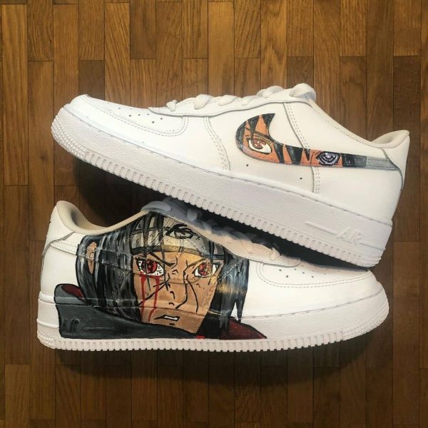 Painted Itachi Sasuke Custom Air Force 1