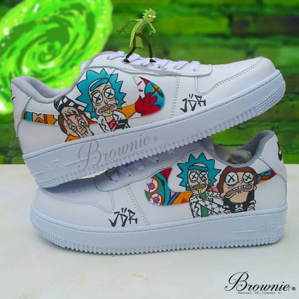 Rick and Morty 88 Custom Air Force 1