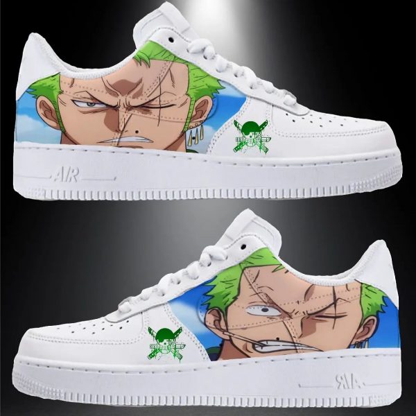 Zoro Handpainted Custom Air Force 1