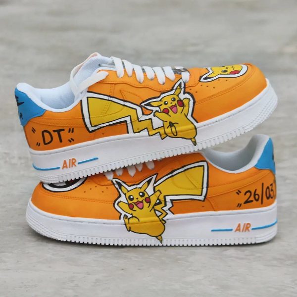 Pikachu Painting Custom Air Force 1