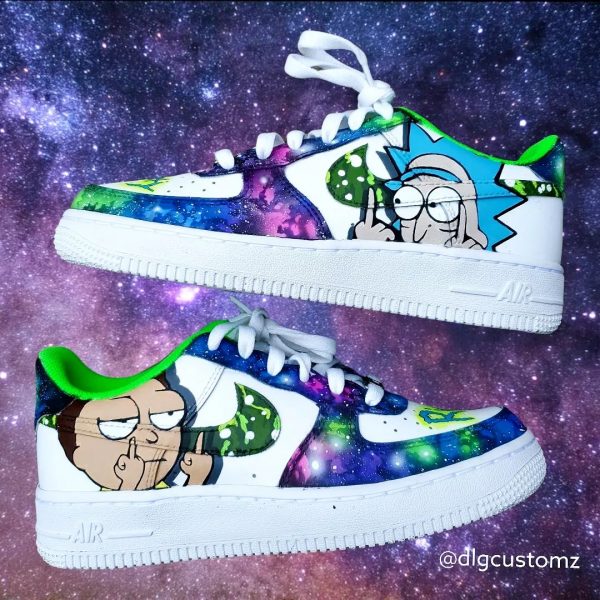 Rick and Morty 62 Custom Air Force 1