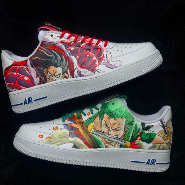 Luffy x Zoro Custom Air Force 1