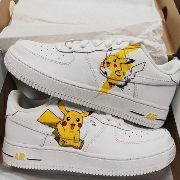 Design Pokemon Pikachu Custom Air Force 1