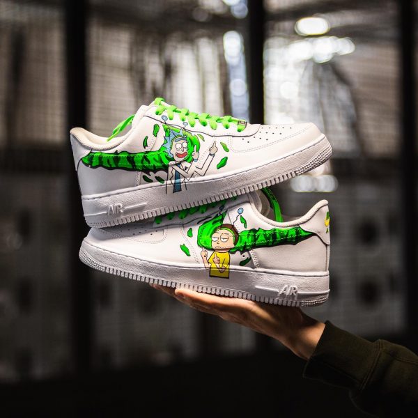 Rick and Morty 25 Custom Air Force 1