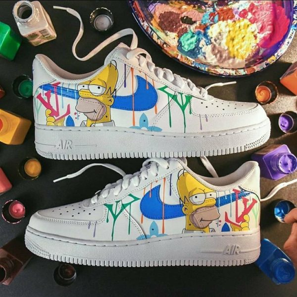 The Simpsons 24 Custom Air Force 1