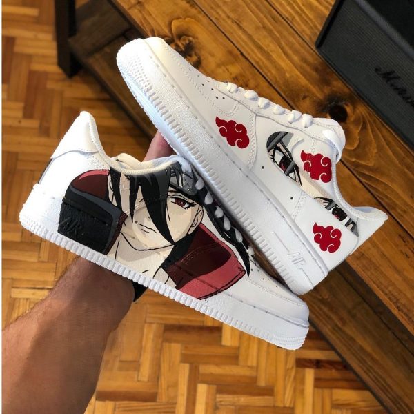 Itachi Naruto Handpainted Custom Air Force 1