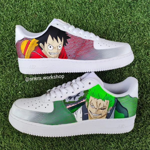 Luffy x Zoro Custom Air Force 1