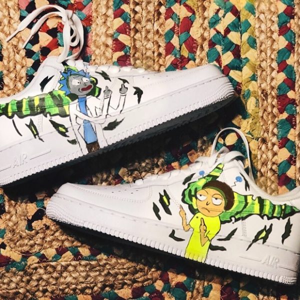 Rick and Morty 49 Custom Air Force 1