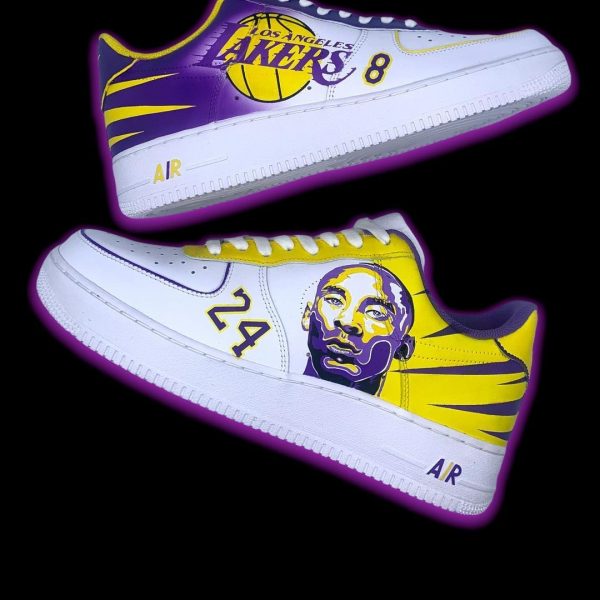 Kobe Bryant Painting Custom Air Force 1