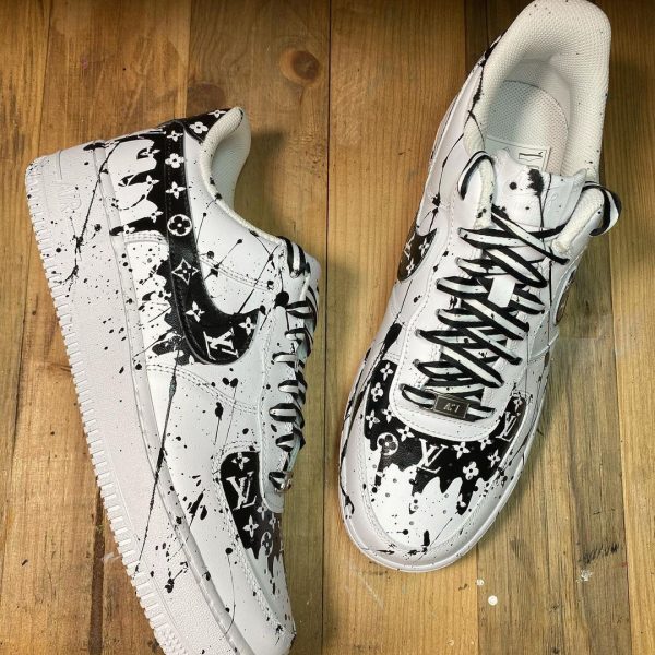 LV Splash Drip Custom Air Force 1